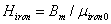 磁场强度